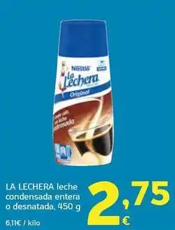 HiperDino La lechera - leche condensada entera oferta