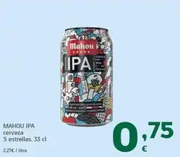 HiperDino Mahou - ipa cerveza 5 estrellas oferta