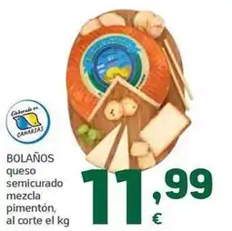 HiperDino Bolaños - queso semicurado mezcla pimenton oferta