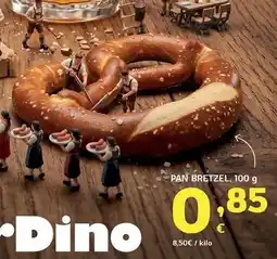 HiperDino Pan bretzel oferta