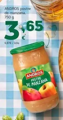 HiperDino Andros - postre de manzana oferta