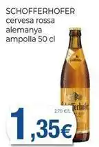 Keisy Schofferhofer - cervesa rossa alemanya ampolla oferta