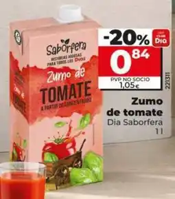 Dia Dia saborfera - zumo de tomate oferta