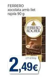 Keisy Ferrero rocher - xocolata amb llet rajola oferta