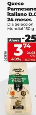 Dia Dia seleccion mundial - queso parmesano italiano d.o.p. 24 meses oferta