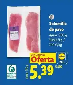 Lidl Solomillo de pavo oferta