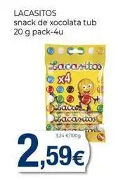 Keisy Lacasitos - snack de xocolata tub oferta