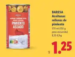 Lidl Baresa - aceitunas rellenas de pimiento oferta