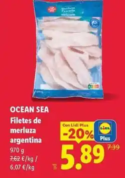 Lidl Ocean sea - filetes de merluza argentina oferta