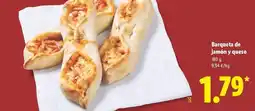 Lidl Barqueta de jamon y queso oferta