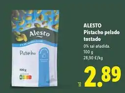 Lidl Alesto - pistacho pelado tostado oferta
