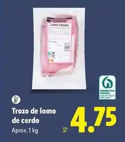 Lidl Trozo de lomo de cerdo oferta