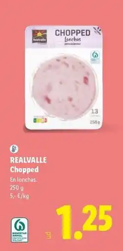 Lidl Realvalle - chopped oferta