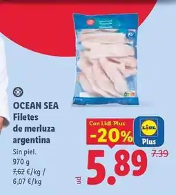 Lidl Ocean sea - filetes de merluza argentina oferta
