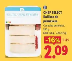 Lidl Chef select - rollitos de primavera oferta