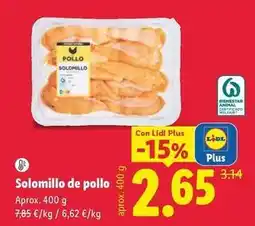Lidl Solomillo de pollo oferta