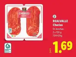 Lidl Realvalle - chorizo oferta