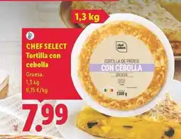 Lidl Chef select - tortilla con cebolla oferta