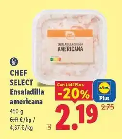 Lidl Chef select - ensaladilla americana oferta