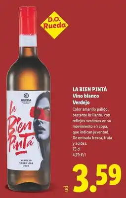 Lidl Vino blanco verdejo oferta