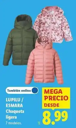 Lidl Lupilu / esmara chaqueta ligera oferta