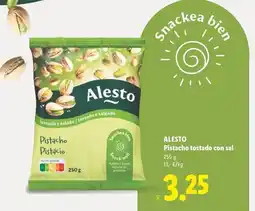 Lidl Alesto - pistacho tostado con sal oferta