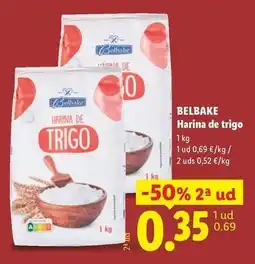 Lidl Belbake - harina de trigo oferta