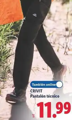Lidl Crivit - pantalón técnico oferta
