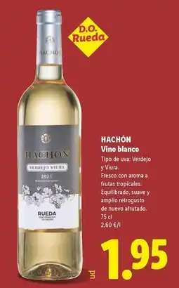 Lidl Vino blanco oferta