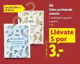 Lidl W5 sobre perfumado armario oferta