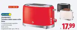 Lidl Silvercrest - tostadora doble rana estilo retro oferta