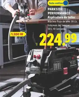 Lidl Parkside - aspiradora de taller oferta