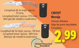 Lidl Crivit - navaja oferta