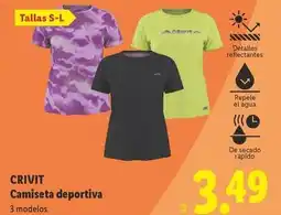 Lidl Crivit - camiseta deportiva oferta