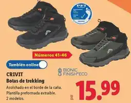 Lidl Crivit - botas de trekking oferta