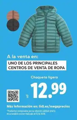 Lidl Chaqueta ligera oferta