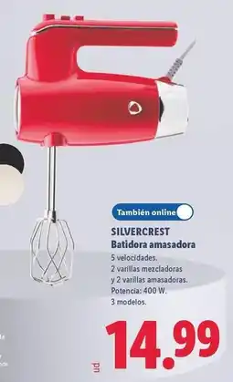 Lidl Silvercrest - batidora amasadora oferta