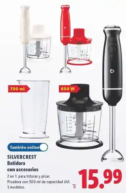Lidl Silvercrest - batidora con accesorios oferta