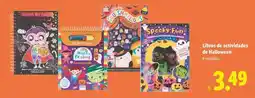 Lidl Libros de activiades de halloween oferta