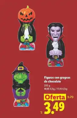 Lidl Figuras con grageas de chocolate oferta