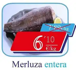 Congelados Copos Merluza entera oferta