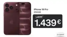 Phone House Iphone 18 pro 256gb oferta