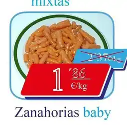 Congelados Copos Zanahorias baby oferta