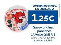 Dialsur Cash & Carry La vaca que ríe - queso original 8 porciones oferta