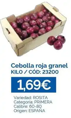 Dialsur Cash & Carry Origen - cebolla roja granel oferta