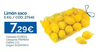 Eureka - limón saco