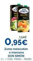 Dialsur Cash & Carry Don simón - zumo melocoton o manzana oferta