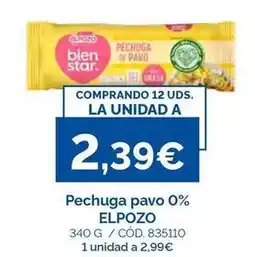 Dialsur Cash & Carry Elpozo - pechuga pavo 0% oferta