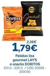 Dialsur Cash & Carry Doritos - patatas lisa gourmet o snacks oferta