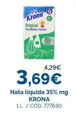 Dialsur Cash & Carry Krona - nata liquida 35% mg oferta